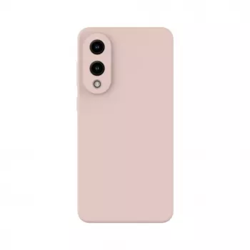 Evelatus Samsung Galaxy S25 Edge Premium Magnetic Soft Touch Silicone Case Pink Sand