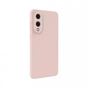 Evelatus Samsung Galaxy S25 Edge Premium Magnetic Soft Touch Silicone Case Pink Sand