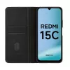 Evelatus Xiaomi Redmi 15C 4G/5G Book Case Folio Black