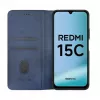 Evelatus Xiaomi Redmi 15C 4G/5G Book Case Folio Dark Blue