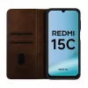 Evelatus Xiaomi Redmi 15C 4G/5G Book Case Folio Brown