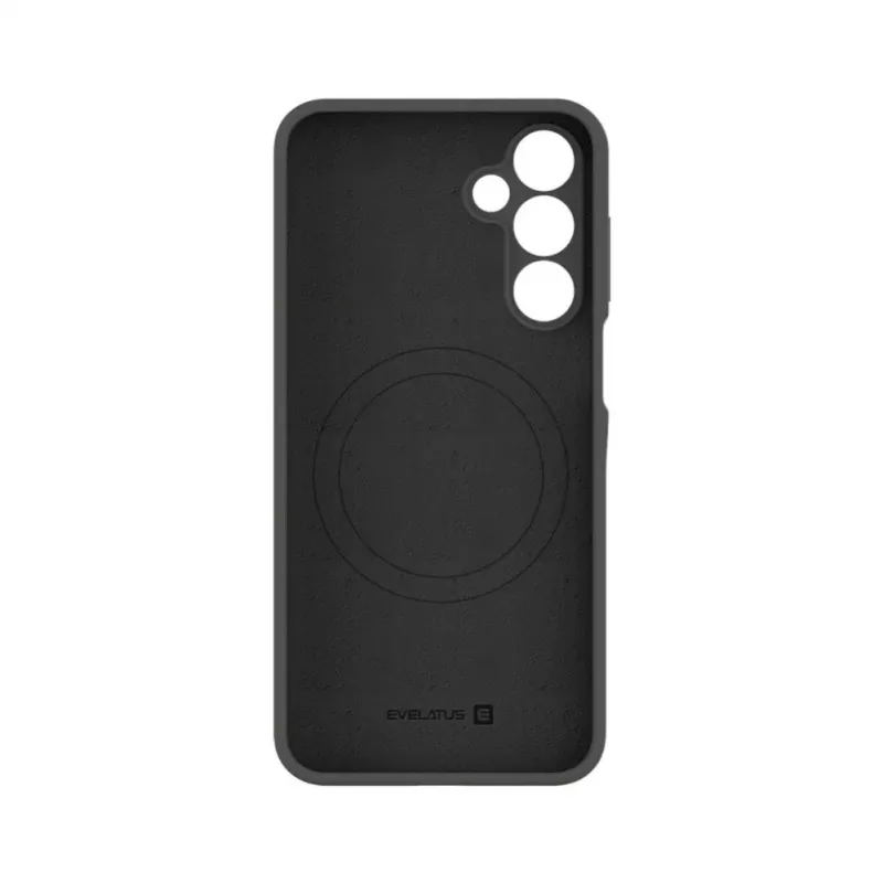 Evelatus Samsung Galaxy A16 Premium Magnetic Soft Touch Silicone Case Dark Grey