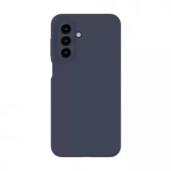 Evelatus Samsung Galaxy A17 Premium Magnetic Soft Touch Silicone Case Dark Blue