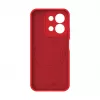 Evelatus Xiaomi Redmi 15C 4G/5G Premium Magnetic Soft Touch Silicone Case Red