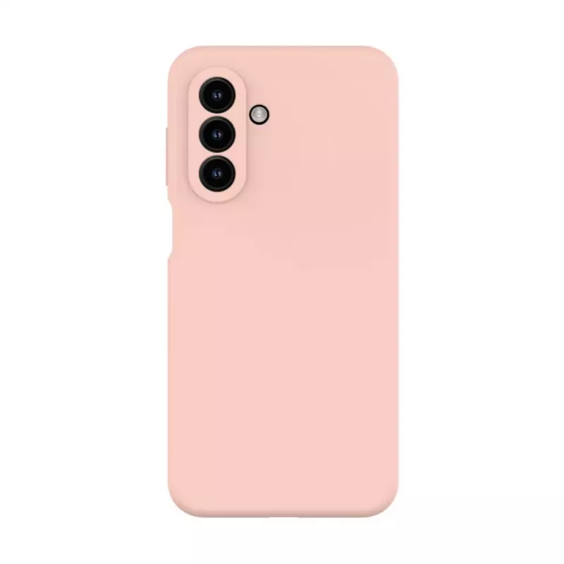 Evelatus Samsung Galaxy A17 Premium Magnetic Soft Touch Silicone Case Pink Sand