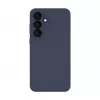 Evelatus Samsung Galaxy S25 FE Premium Magnetic Soft Touch Silicone Case Dark Blue