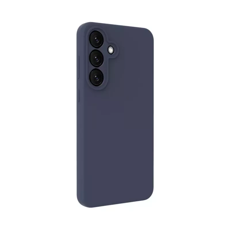 Evelatus Samsung Galaxy S25 FE Premium Magnetic Soft Touch Silicone Case Dark Blue