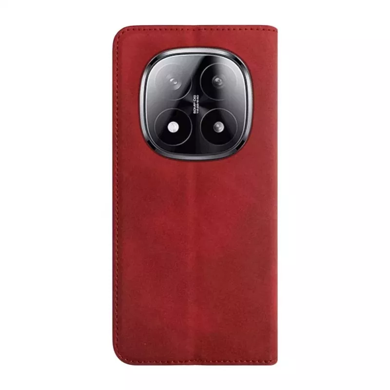 Evelatus Etui Książkowe Xiaomi Redmi Note 15 Pro Czerwone