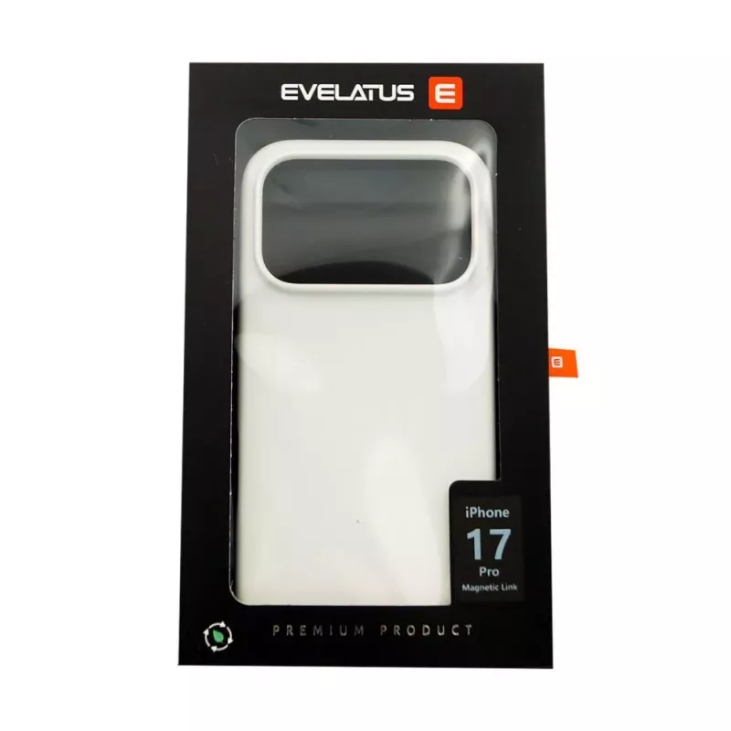 Evelatus Apple iPhone 17 Pro Premium MagSafe Soft Touch Silicone Case Silver