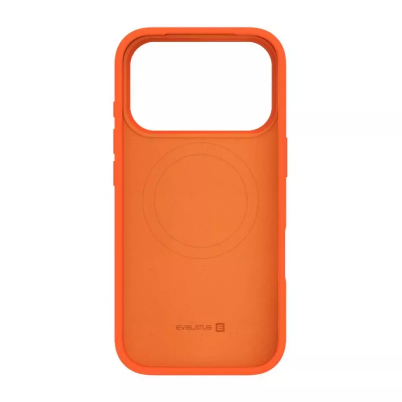 Evelatus Apple iPhone 17 Pro Max Premium MagSafe Soft Touch Silicone Case Orange