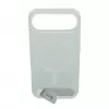 Evelatus Apple iPhone 17 Air Rubber Coated MagSafe With Stand Case Silver