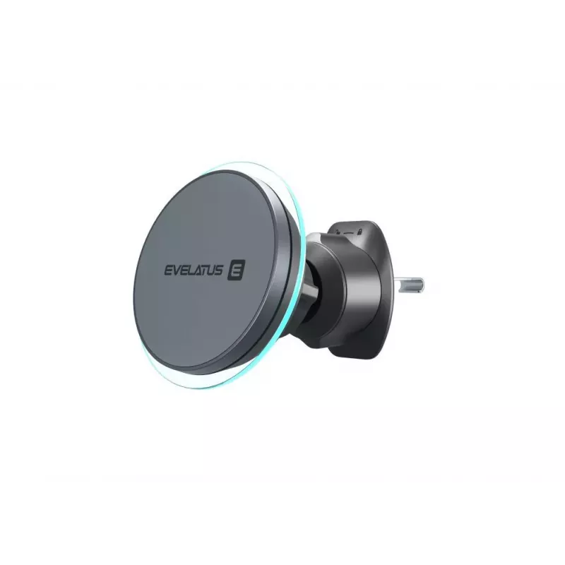 Evelatus MagSafe Qi Wireless Charging Magnet Air Vent Mount for Car - Black