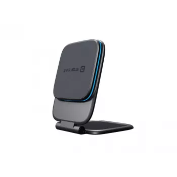 Evelatus MagSafe Qi Wireless Charging Magnet Mount for Car Screen/Dashboard, Laptop, Tablet, Monitor - Black