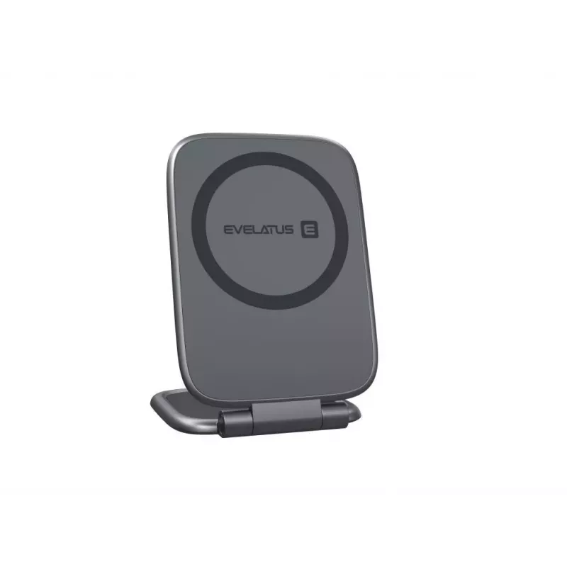 Uchwyt magnetyczny Evelatus MagSafe (bez ładowania) do deski rozdzielczej samochodu, laptopa, tabletu, monitora, czarny