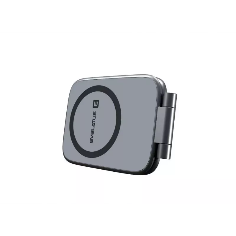 Uchwyt magnetyczny Evelatus MagSafe (bez ładowania) do deski rozdzielczej samochodu, laptopa, tabletu, monitora, czarny
