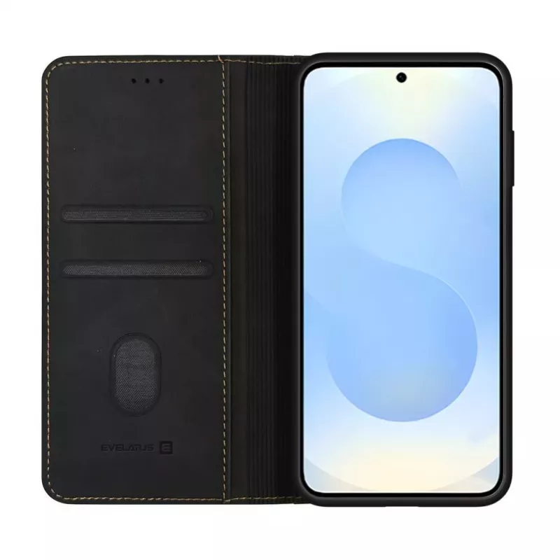 Evelatus Samsung Galaxy S26 Book Case Black
