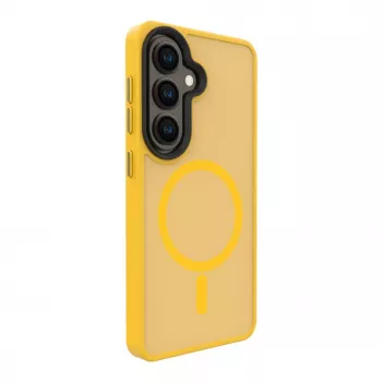 Evelatus Samsung Galaxy S26 Hybrid Case z Magnesem PC+TPU Pomarańczowy