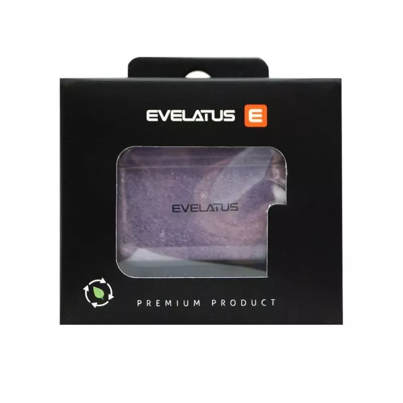 Evelatus Apple AirPods Pro 2 TPU Protective Case Transparent Purple