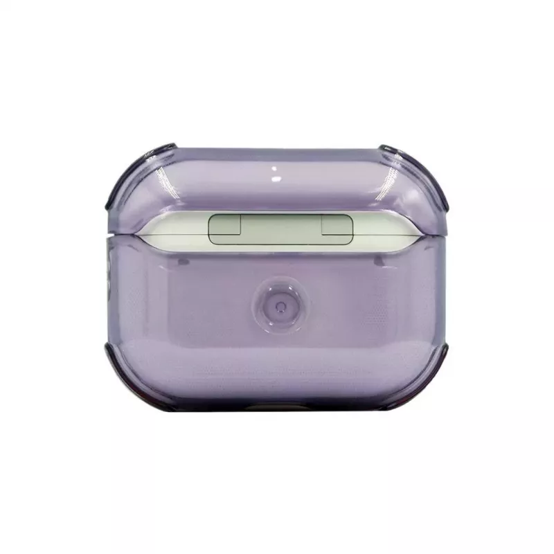 Evelatus Apple AirPods Pro TPU Protective Case Transparent Purple