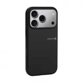 Evelatus Apple iPhone 17 Pro Premium MagSafe Sandstone Case Black