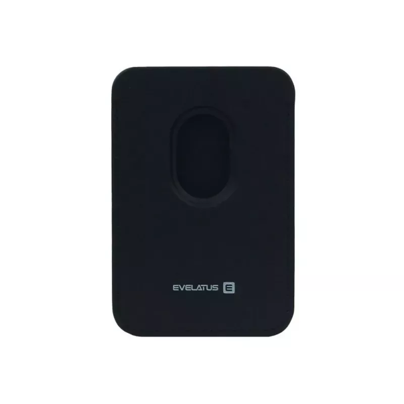 Evelatus Universal PU Leather Wallet z MagSafe Czarny