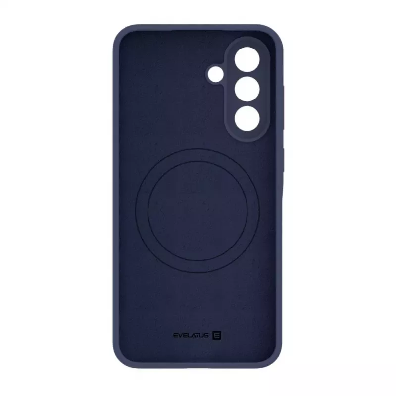 Evelatus Samsung Galaxy A57 Premium Magnetic Soft Touch Silicone Case Midnight Blue