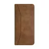 Evelatus Samsung Galaxy A53 5G Book Case Brown - PU Leather Wallet Case with Card Slots and Kickstand
