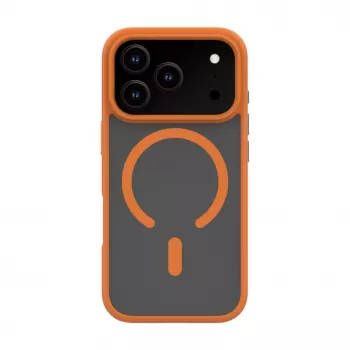 Evelatus Apple iPhone 17 Pro Hybrid Case z MagSafe PC+TPU Pomarańczowy
