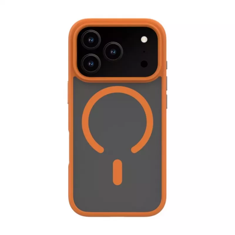 Evelatus Apple iPhone 17 Pro Hybrid Case z MagSafe PC+TPU Pomarańczowy