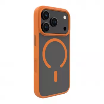 Evelatus Apple iPhone 17 Pro Hybrid Case z MagSafe PC+TPU Pomarańczowy
