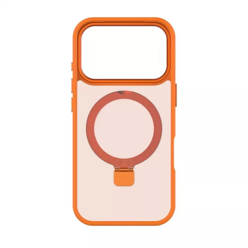 Evelatus Apple iPhone 17 Pro Shield Case With MagSafe & Stand Matte Orange