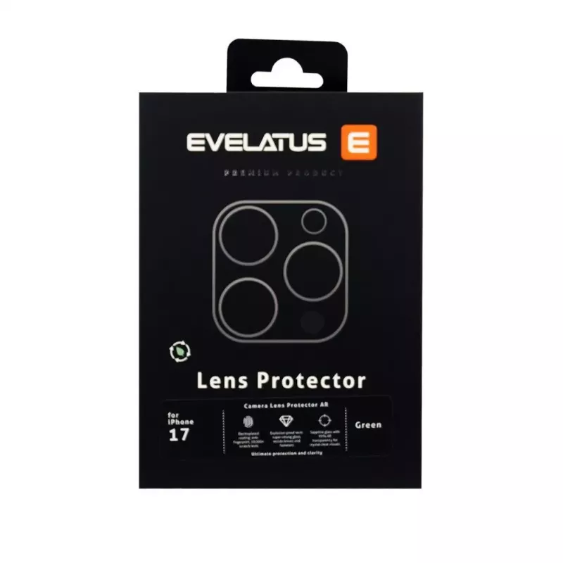 Evelatus Apple iPhone 15 Pro Max Full Body Camera Lens Protection Premium Green