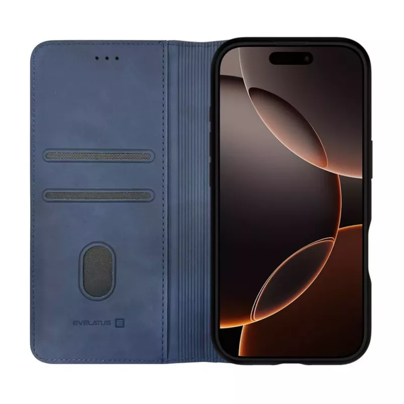 Evelatus Apple iPhone 17 Book Case Blue