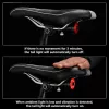 iLike Smart USB Rechargeable Bike Tail Light with Brake Sensor, 7 Lighting Modes, IPX5 Waterproof, Aluminum Bicycle Rear Light, Seat Rail Mount