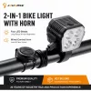 iLike 120dB Elektryczny Klakson Rowerowy z Przewodowym Przyciskiem, Wodoodporny Klakson Rowerowy do Rowerów i E-Hulajnóg
