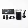 iLike Solar Powered Bike Headlight z 120dB klaksonem, USB ładowalne, 1000LM LED przednie światło rowerowe, bateria 4000mAh, awaryjne światło ostrzegawcze