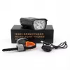iLike JOHORSE Bike Headlight & Electric Horn – 300 Lumens, 120dB, USB Rechargeable