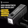 iLike JOHORSE USB Rechargeable Bike Headlight, High Brightness LED Bicycle Front Light, IPX4 Waterproof, ABS Shell, Easy Handlebar Mount