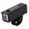 iLike JOHORSE USB Rechargeable Bike Headlight, High Brightness LED Bicycle Front Light, IPX4 Waterproof, ABS Shell, Easy Handlebar Mount