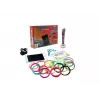 Zestaw iLike Melt 3D Pen Kit Box Complete Set do długopisu 3D, zestaw 3D PEN-7-1 z szablonami 5m x 20 kolorów różowy