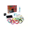 iLike Melt 3D Pen Kit Box Complete Set For 3D Printing Pen, 3D PEN-7-1 Set with Stencils 5m x 20 Colors Green