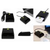 iLike USB Smart Card Reader, Czytnik kart kontaktowych IC do podpisu cyfrowego, eID, bankowości i kart rządowych, czarny