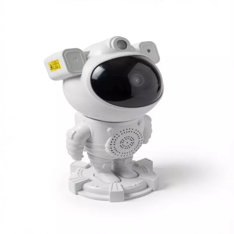 iLike Astronaut Smart LED Lamp z głośnikiem Bluetooth, RGB lampka nocna, pilot, obrotowa głowica 360° Biały