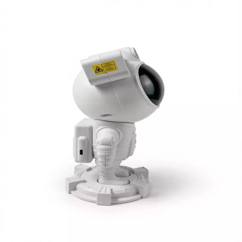 iLike Astronaut Smart LED Lamp z głośnikiem Bluetooth, RGB lampka nocna, pilot, obrotowa głowica 360° Biały