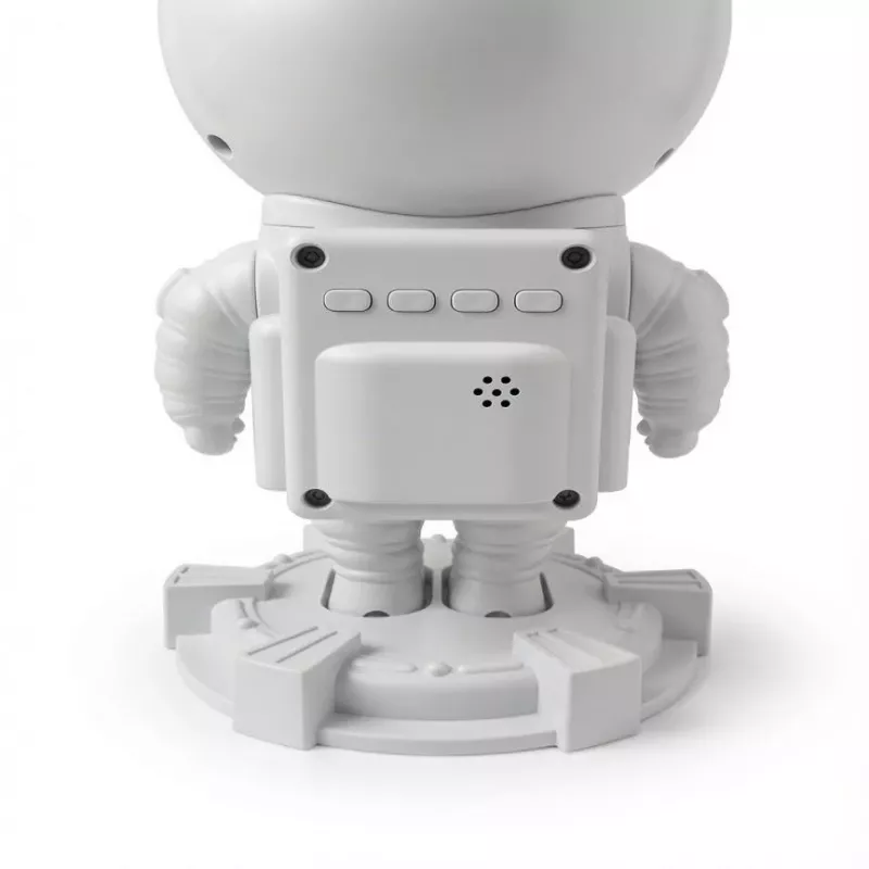 iLike Astronaut Smart LED Lamp z głośnikiem Bluetooth, RGB lampka nocna, pilot, obrotowa głowica 360° Biały