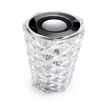 Lampa LED RGB iLike Crystal Touch z głośnikiem Bluetooth, ambientowa lampka nocna, pilot