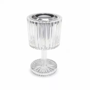 Lampa stołowa LED RGB iLike Crystal Touch z głośnikiem Bluetooth, ambientowym światłem nocnym i pilotem