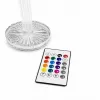 Lampa stołowa LED RGB iLike Crystal Touch z głośnikiem Bluetooth, ambientowym światłem nocnym i pilotem