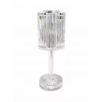 Lampa stołowa LED RGB iLike Crystal Touch z głośnikiem Bluetooth, ambientowym światłem nocnym i pilotem