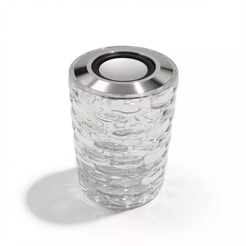 iLike Crystal Bubble Touch RGB LED Table Lamp with Bluetooth Speaker